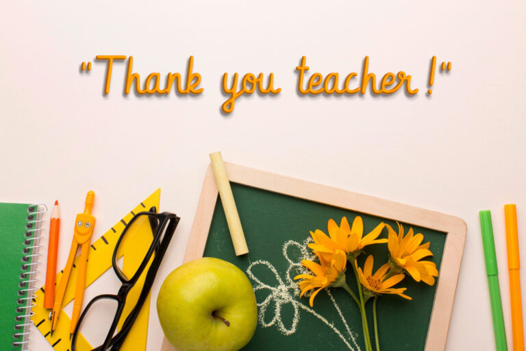 20 exemples de mots de remerciement pour un prof